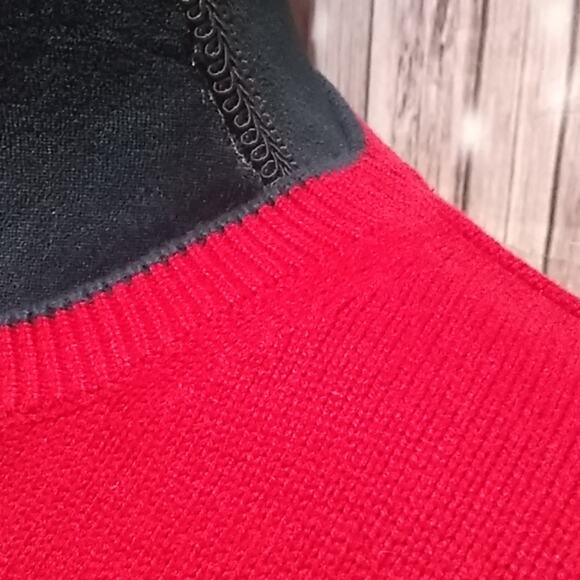 Nautica Red Crewnneck Sweater XS - Picture 3 of 7